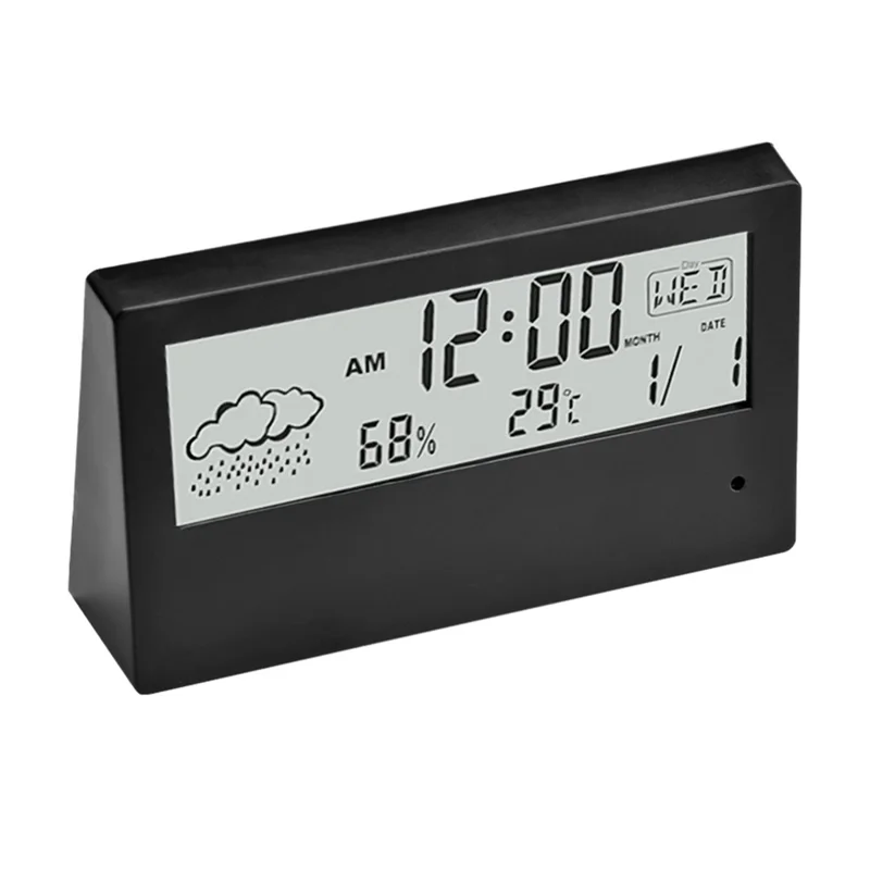 Alarm Clock HD 1080P Home Security WiFi Camera Support Mobile Phone Remote Viewing (Built-in 64GB Memory Card)