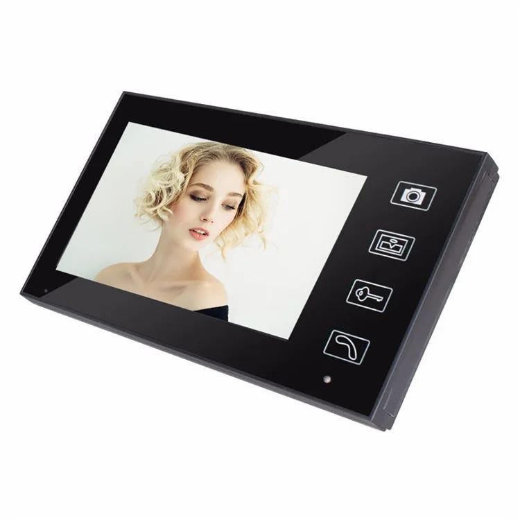 806MJW11 7-Zoll-Video-Viewer-Türklingel-Kamera WiFi Smart Peephole Türklingel, EU-Stecker
