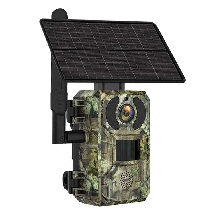 H10 4MP Panneau Solaire PIR Motion Détection de Chasse Caméra 4G / Version de L'ue