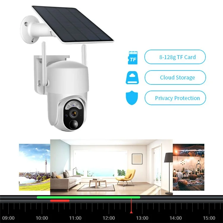 S50 US Version 4G 3MP Security Camera Solar Smart Camera Baby Home Monitor