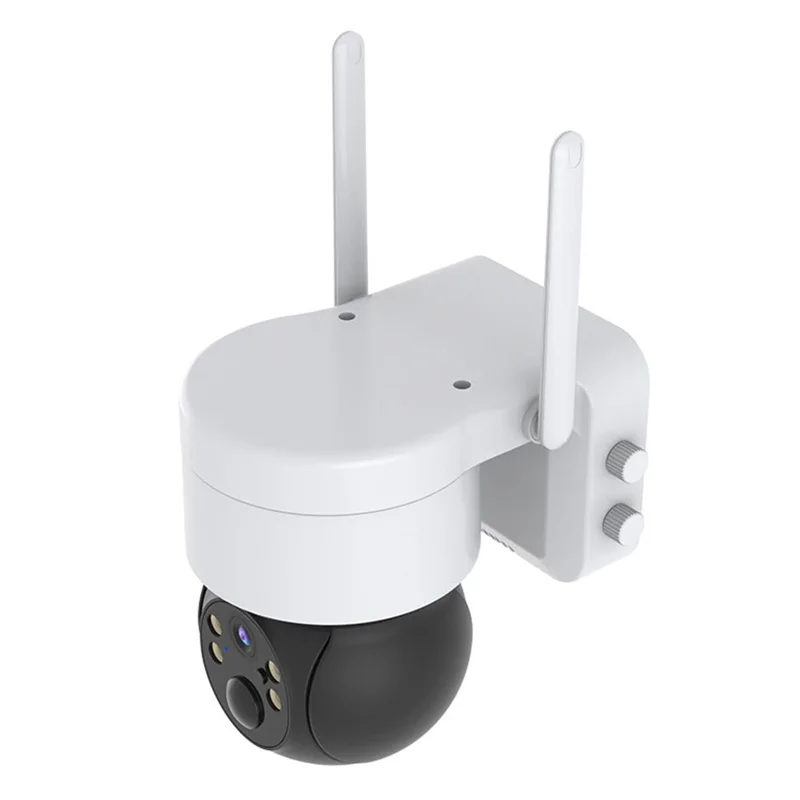Q4X Outdoor WiFi Solar-Powered Surveillance Camera 1080P HD Video Camera - White