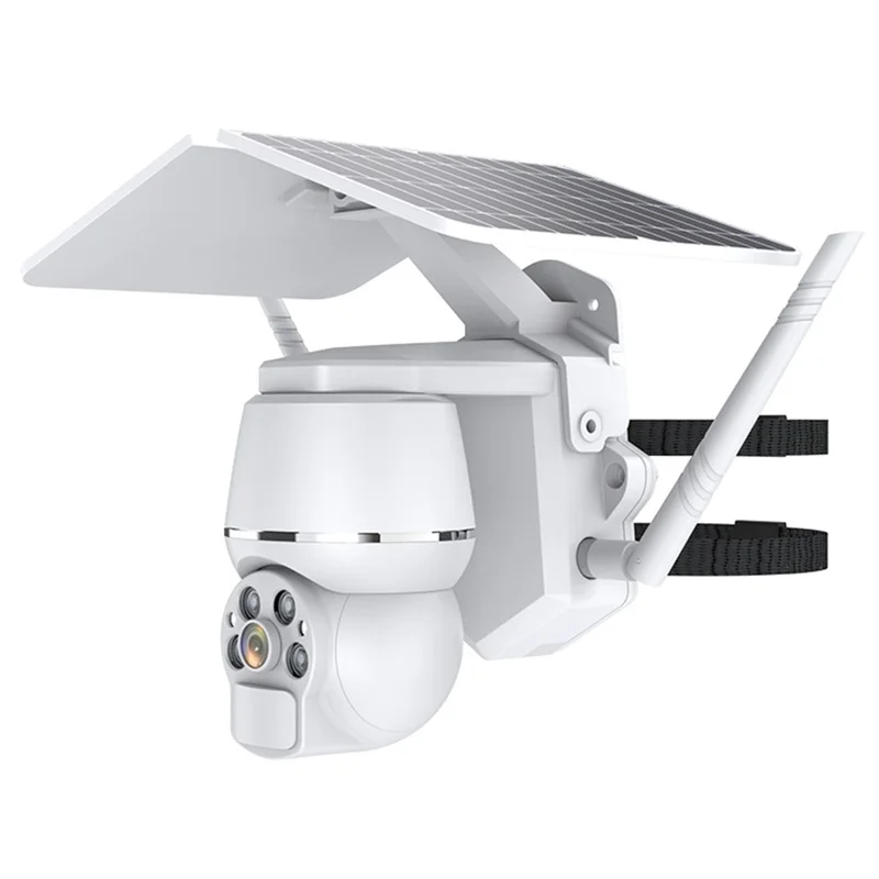Q7 Wireless WiFi 2MP HD Kamera Solar-betriebene Überwachungskamera für den Außenbereich - Weiß