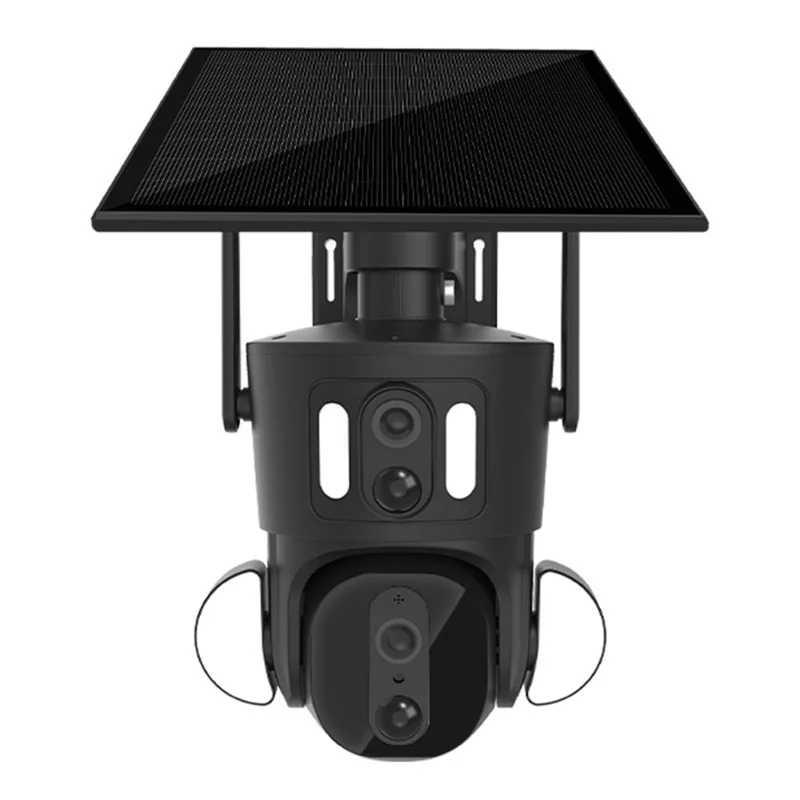 Q32 HD 2K+4MP Dual Lens Security Camera EU Version 4G Network Solar Monitor