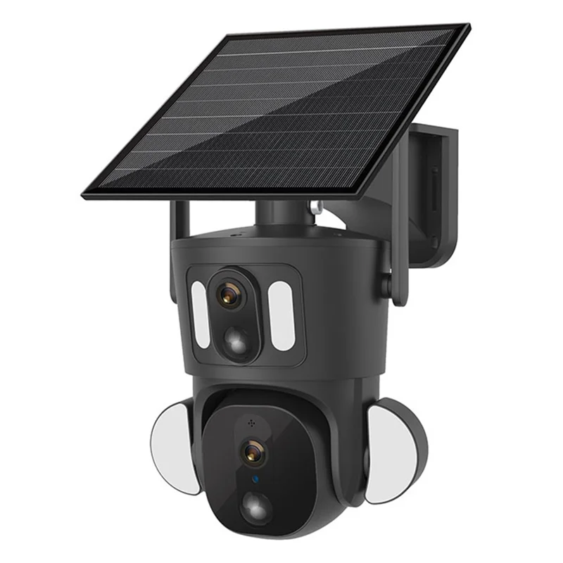 Q32 4K 8MP Dual-Lens Zoom Solar Camera Wireless Monitor Cam, WiFi Version