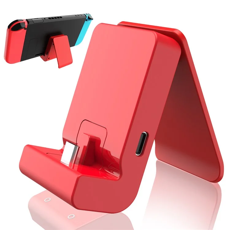 YD03 For Nintendo Switch / Switch Lite Type-C Charger Desktop Stand Charging Dock - Red