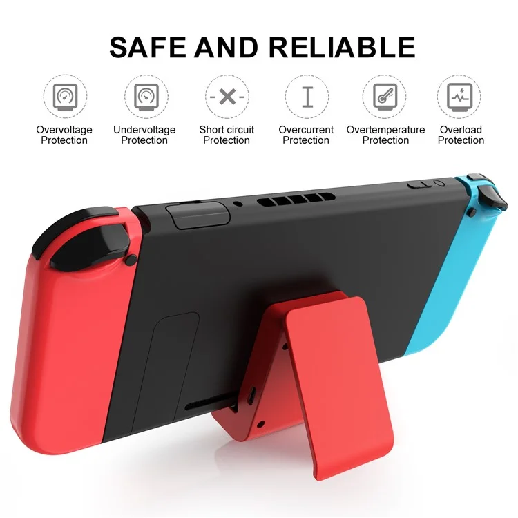 YD03 For Nintendo Switch / Switch Lite Type-C Charger Desktop Stand Charging Dock - Red