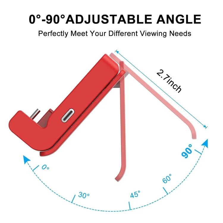 YD03 For Nintendo Switch / Switch Lite Type-C Charger Desktop Stand Charging Dock - Red
