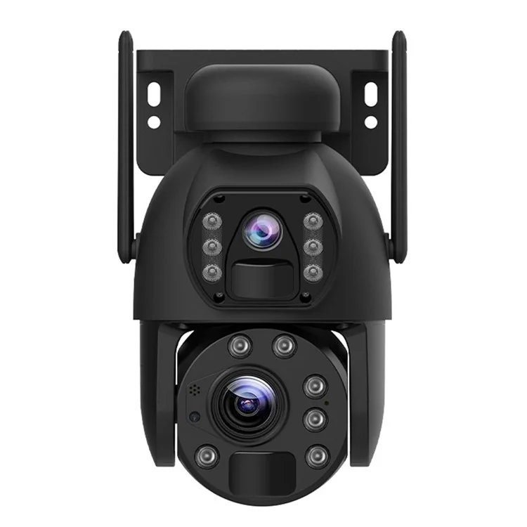 Q59 4G EU Version 6MP HD 10X Zoom Camera Dual-Lens Solar-Powered Camera