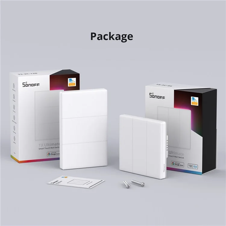 SONOFF TX Ultimate WiFi Smart Touch Wall Switch Support eWeLink-Remote - Spina US / T5-2C-120