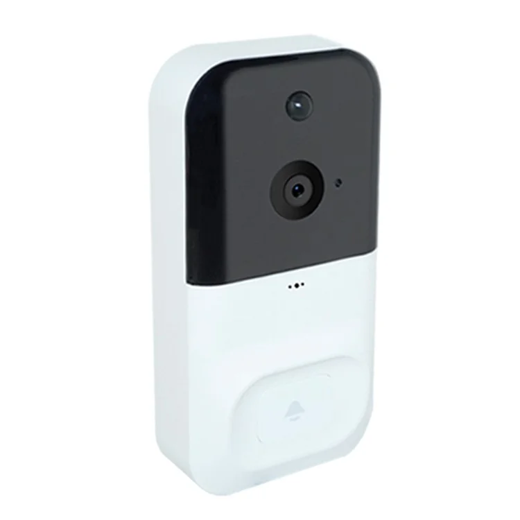 SN-D220 Tuya Wireless WiFi 1080P Motion Detection Doorbell Camera for Home Security - Black  /  White