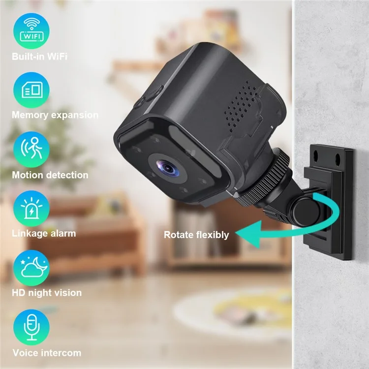 AS03 HD Nachtsicht Wiederaufladbare Kamera Home Security WiFi Kamera