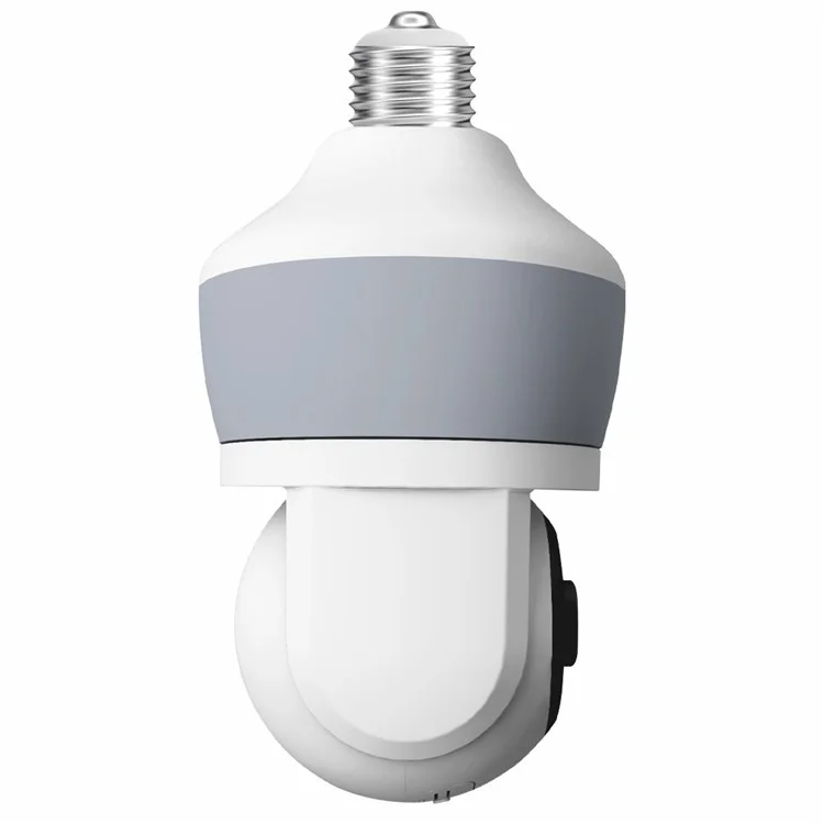 Ampoule Caméra WiFi Bluetooth D211EM 3MP Forme de Ampoule Détection de Mouvement Voix Bidirectionnelle Vision Nocturne