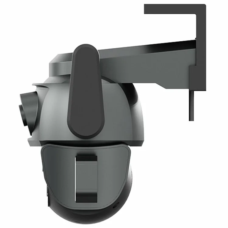 Q821 4MP 2.4G WiFi 3D Câmera de Vigilância Direcional Night Vision Monitor - Plugue da UE