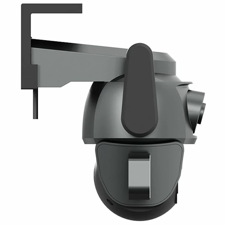 Q821 4MP 2.4G WiFi 3D Câmera de Vigilância Direcional Night Vision Monitor - Plugue da UE