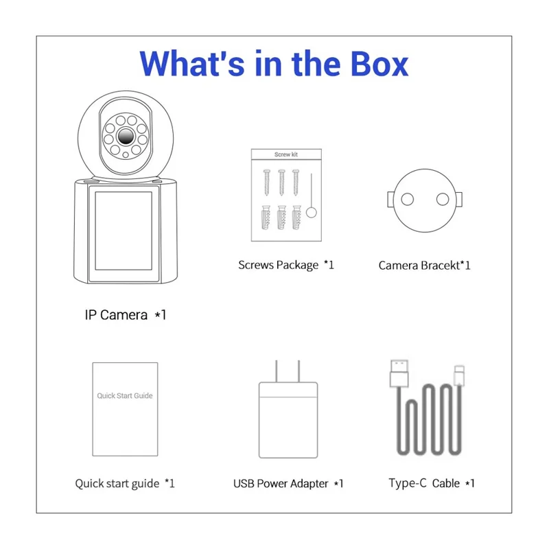 ESCAM QF104 Video Call WiFi Security Camera 3MP Pet Baby Monitor Motion Detection Recorder - EU Plug
