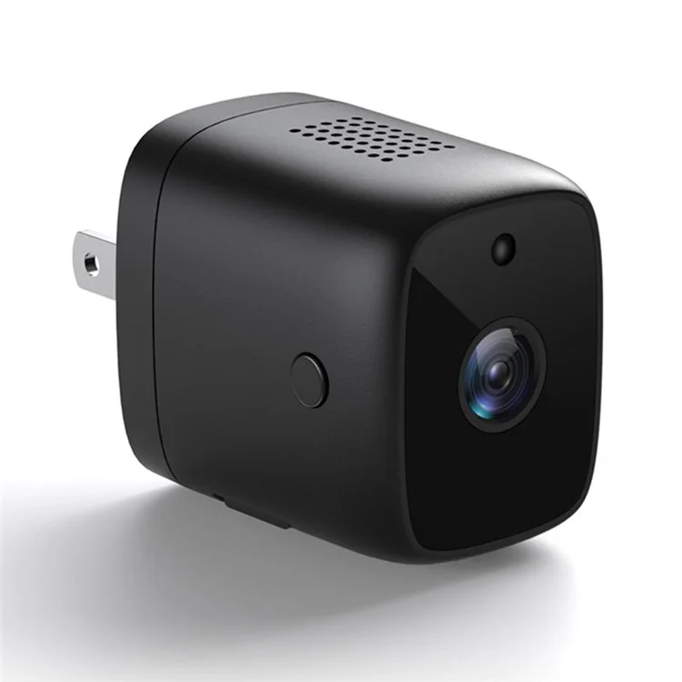 HI50 Charger Shape HD Night Vision Camera Home Security Mini WiFi Camera - EU Plug