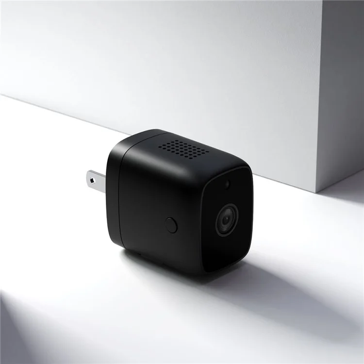 HI50 Charger Shape HD Night Vision Camera Home Security Mini WiFi Camera - EU Plug