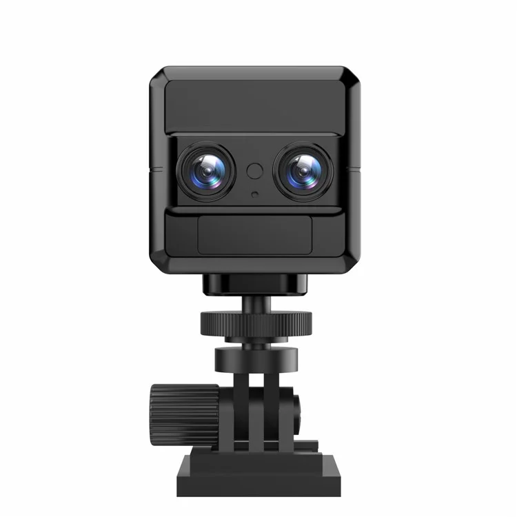 Cámara de seguridad doméstica 4G de visión nocturna 4K HD, con doble lente recargable, versión europea