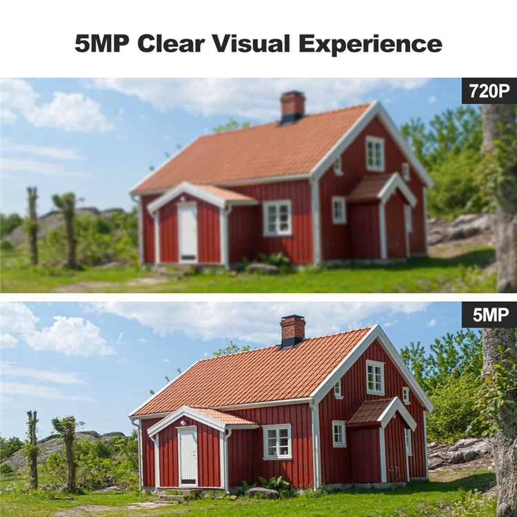 Srihome Nvs001e + Ipc047 IP66 Applicare Empherpor 5MP 8CH HD WiFi Camera NVR - Plug