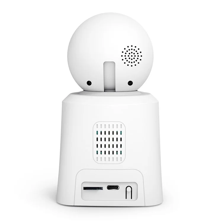 SRIHOME SH053 2.8 Inch IPS Screen PTZ Dome Camera AI Humanoid Detection Home Security Baby Monitor - US Plug