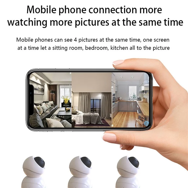 T13A EU Version 4G Network AI Auto Tracking Camera Motion Detection Wireless Home Pet Baby Monitor