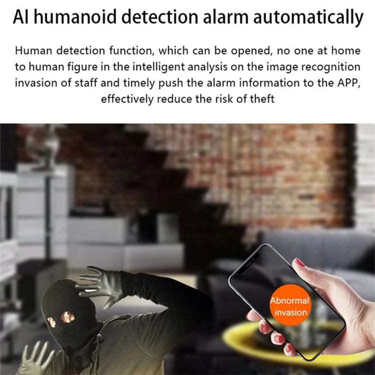 T13A EU Version 4G Network AI Auto Tracking Camera Motion Detection Wireless Home Pet Baby Monitor