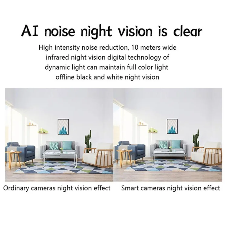 T13A EU Version 4G Network AI Auto Tracking Camera Motion Detection Wireless Home Pet Baby Monitor