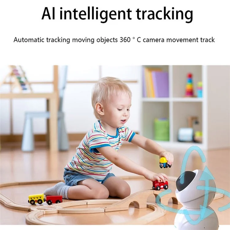 T13A EU Version 4G Network AI Auto Tracking Camera Motion Detection Wireless Home Pet Baby Monitor