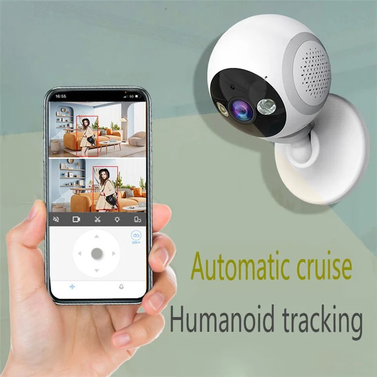 3MP Night Vision HD Camera Home Security Phone Remote Monitoring WiFi Camera
