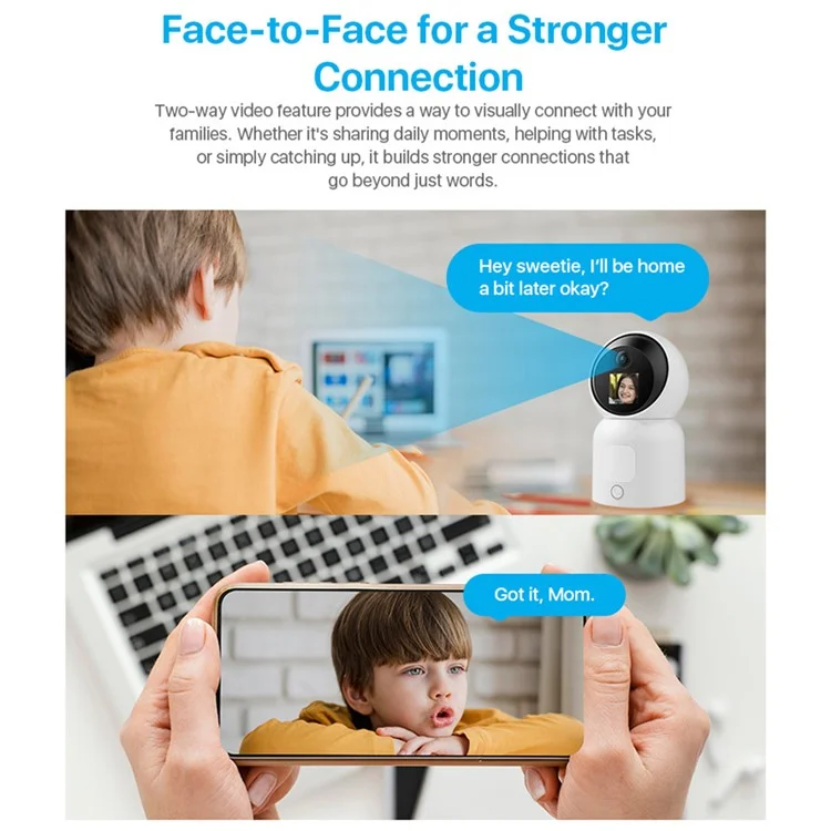 ZOSI C519M8 8MP HD Camera AI Gesture Recognition Home Security WiFi Monitoring Camera with 64G TF Card
