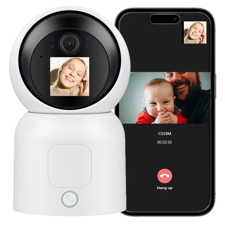 ZOSI C519M8 8MP HD Camera AI Gesture Recognition Home Security WiFi Monitoring Camera with 64G TF Card