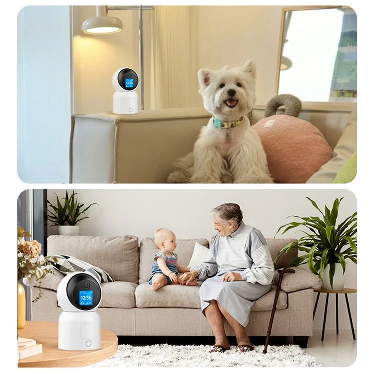 Camera di sicurezza WiFi ZOSI C5195 5MP HD con rilevamento del movimento AI, video interfono e scheda TF da 64 GB
