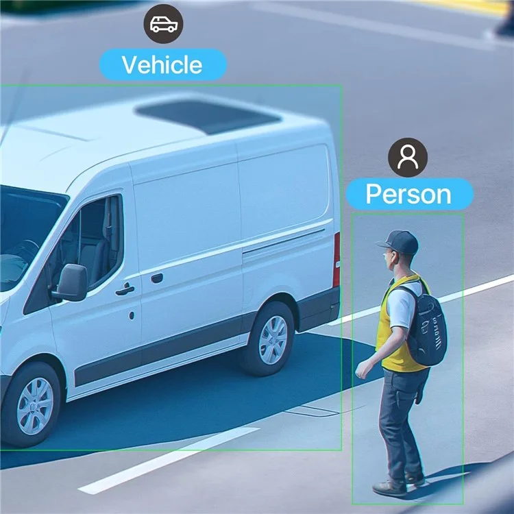 ZOSI C2893W 3MP HD Camera Humanoid Tracking Two-Way Talk APP Monitoring Outdoor Indoor Security Camera - US Plug