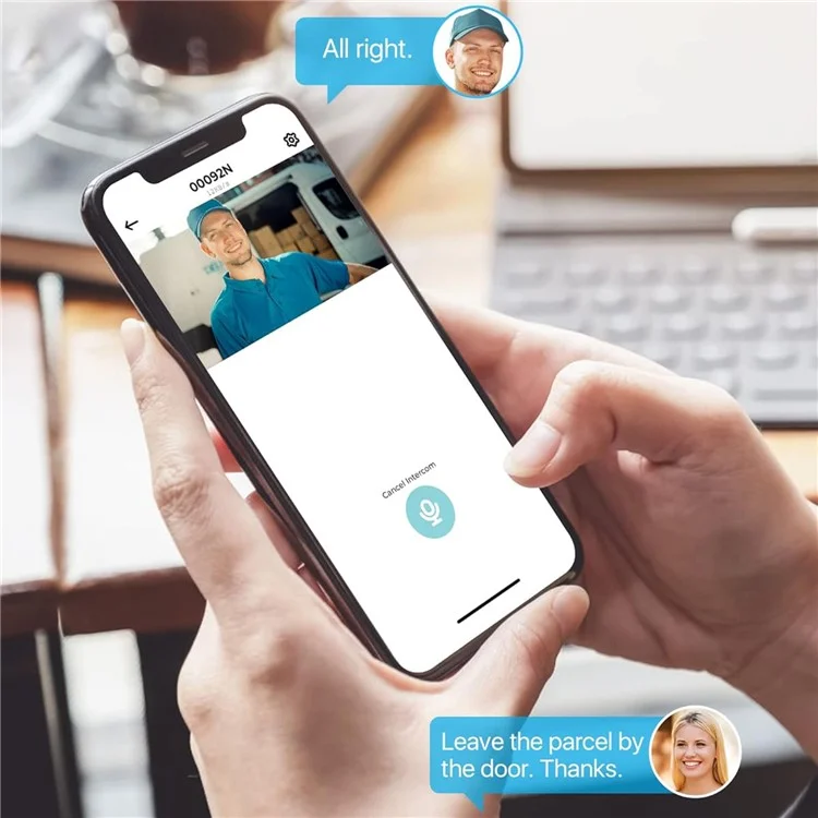 ZOSI C2965W 5MP HD Camera Humanoid Tracking Two-Way Talk APP Monitoring Outdoor Indoor Security Camera - US Plug