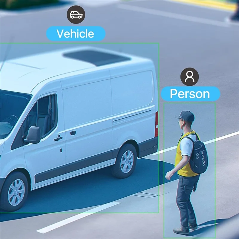 ZOSI C2892w 2MP HD Smart Networkövervakningskamera Utomhus Säkerhet Mobil Fjärrkamera - Japansk stickpropp