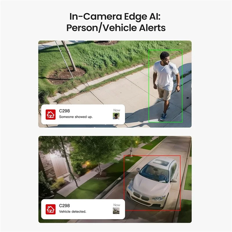 ZOSI C298SE 6MP Dual Lens HD WiFi Camera Humanoid Tracking Two-Way Audio Security Camera - AU Plug