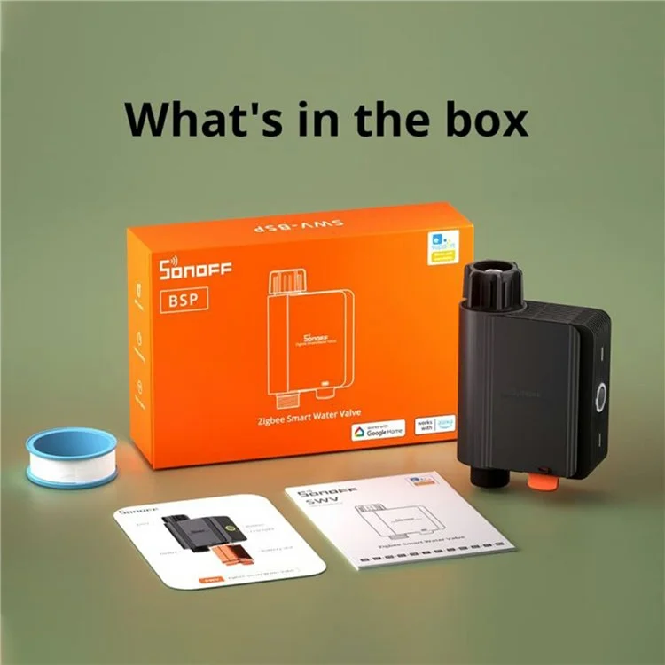 SONOFF Zigbee Smart Water Valve Automatic Irrigation System Water Valve - SWV-BSP
