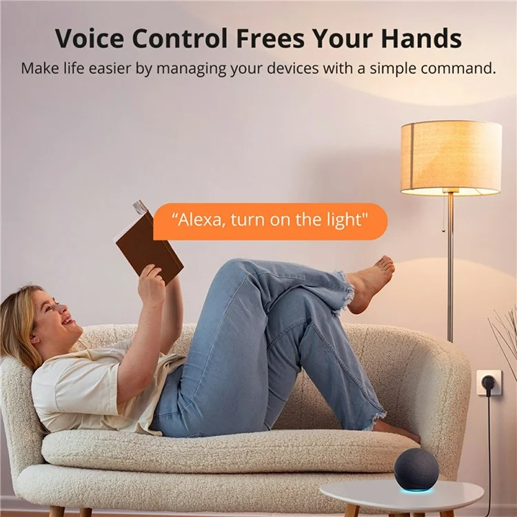SONOFF S60TPG iPlug WiFi Smart Plug Home Appliances Control Plug, Type G