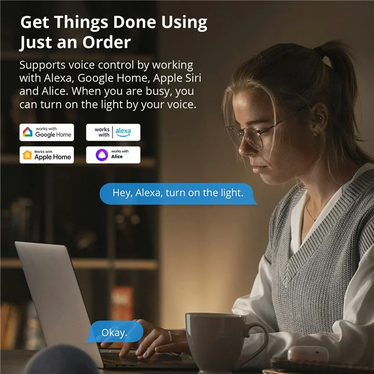 Sonoff Switchman M5-1C-86W Smart Wall Light Switch 1 Gang Pour Apple Home, Alexa, Google Home (M5 Matter)