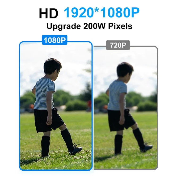 Caméra de surveillance HD étanche PD01 avec détecteur de mouvement pour la sécurité à domicile et à l'extérieur
