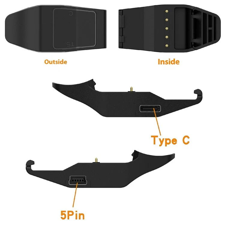 Charging Adapter for Garmin T5 TT15 TT10 T15 GTT15x TT25 Dog Collar Charger