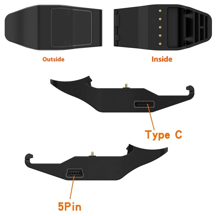 Charger Adapter for Garmin T 5 / TT 15 /  TT 10 / TT 15X / TT 25 Dog Collar Charger