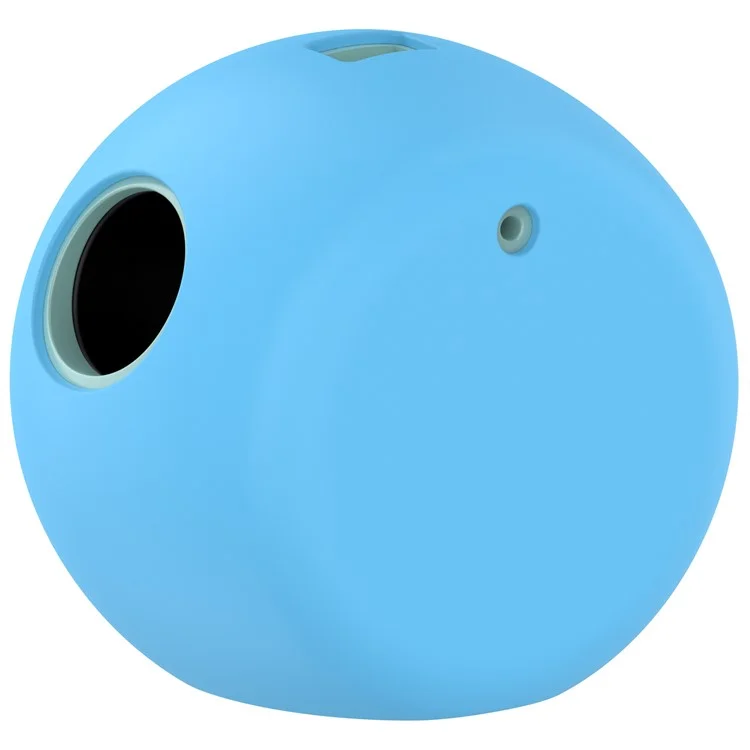 Étui en silicone pour le jouet interactif numérique Punirunes Housse de protection Revêtement souple avec sangle - Bleu bébé