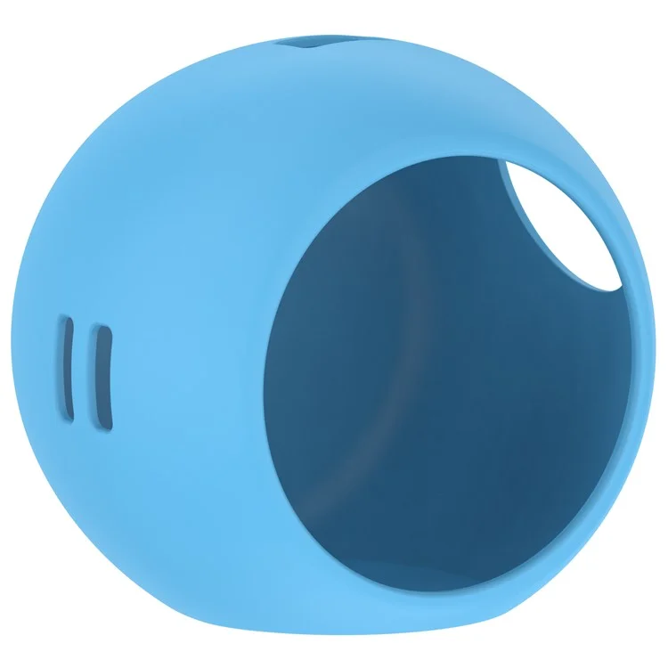 Étui en silicone pour le jouet interactif numérique Punirunes Housse de protection Revêtement souple avec sangle - Bleu bébé