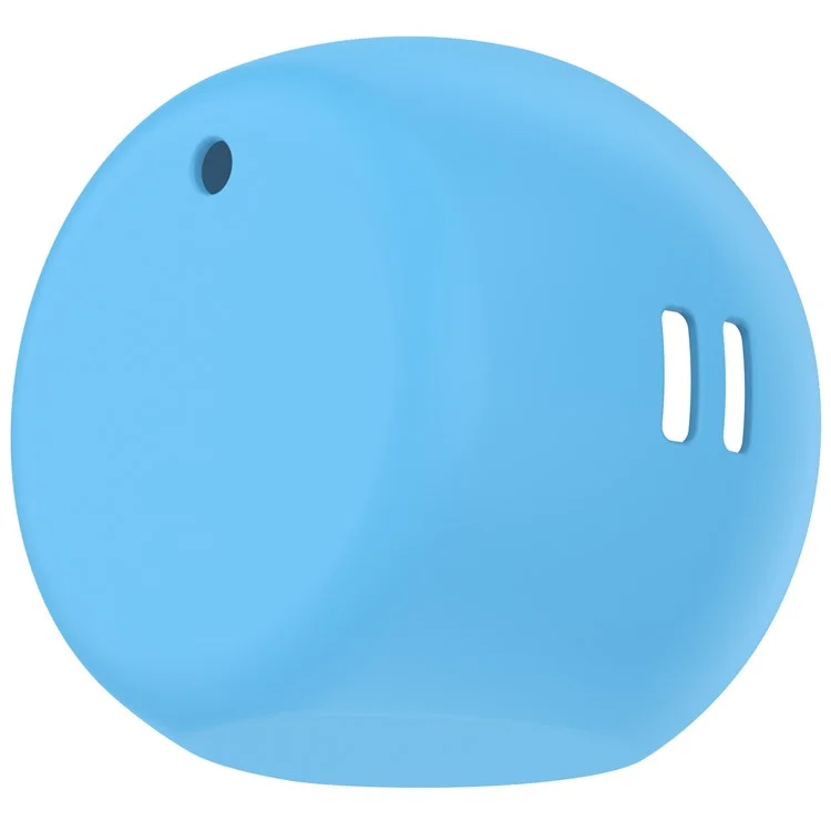 Étui en silicone pour le jouet interactif numérique Punirunes Housse de protection Revêtement souple avec sangle - Bleu bébé