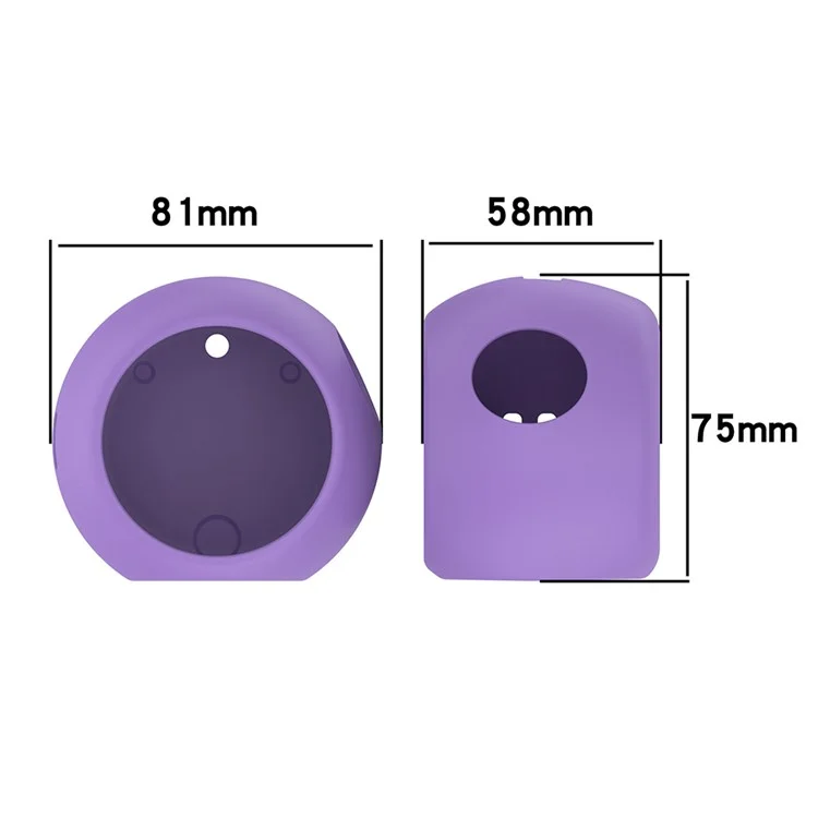 Étui en silicone pour le jouet interactif numérique Punirunes Housse de protection Revêtement souple avec sangle - Bleu bébé