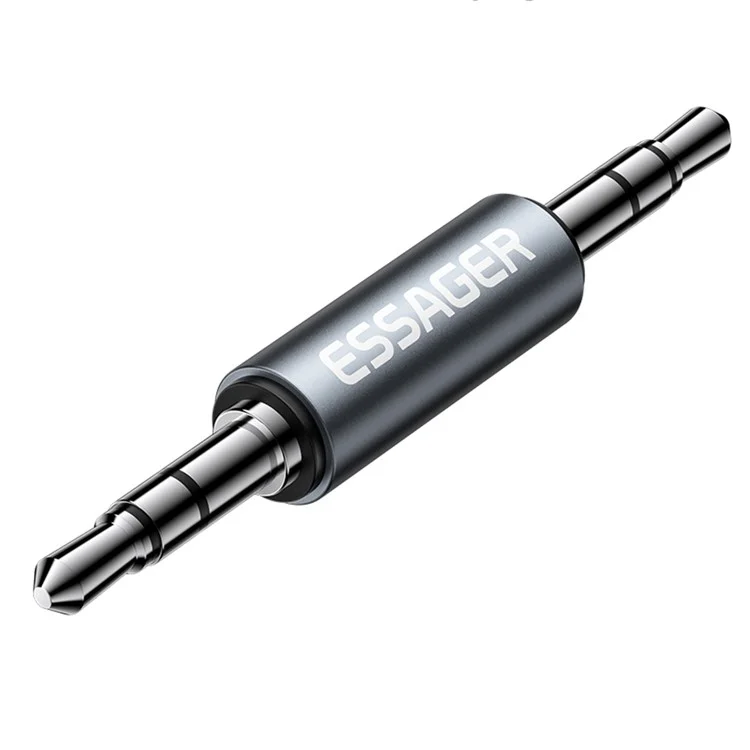 ESSAGER Adattatore Audio Maschio-Maschio da 3,5 mm Connettore Prolunga per Cavo Stereo