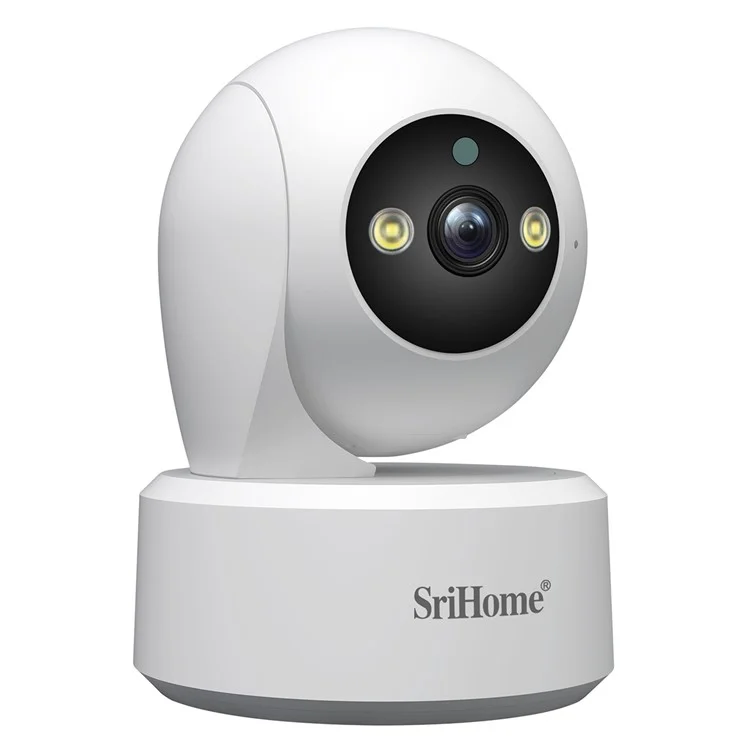 SRIHOME SH064 8MP Indoor-Sicherheitskamera mit Personenverfolgung, Babyüberwachung, Weinenerkennung, WLAN-IP-Kamera - EU-Stecker