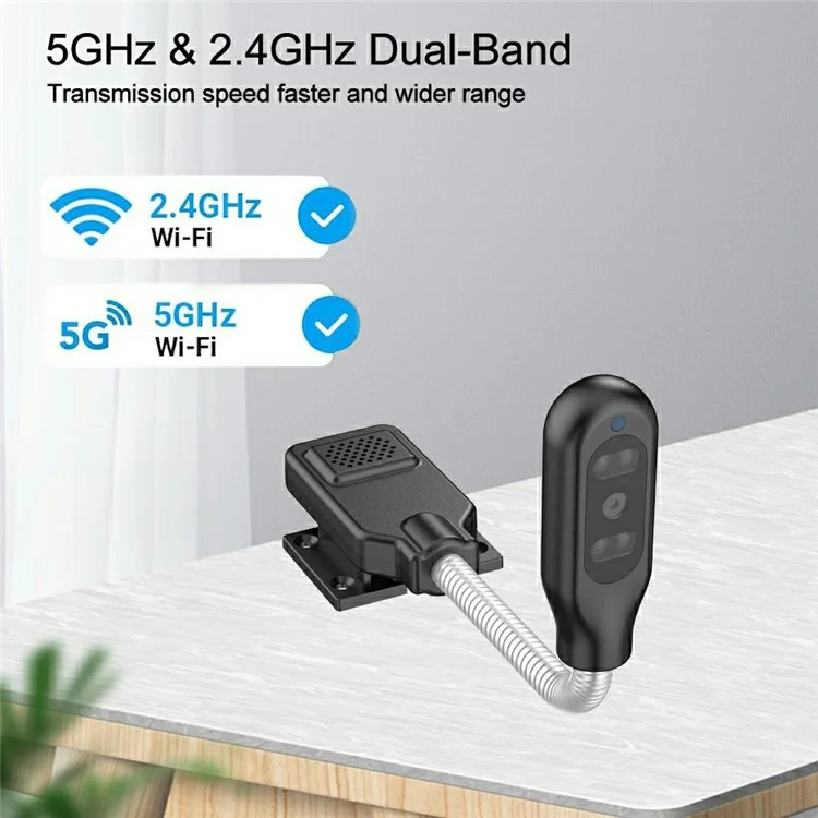 W8 Motion Detection Two Way Audio Monitor Camera 4K Ultra HD Smart Home Security Surveillance System