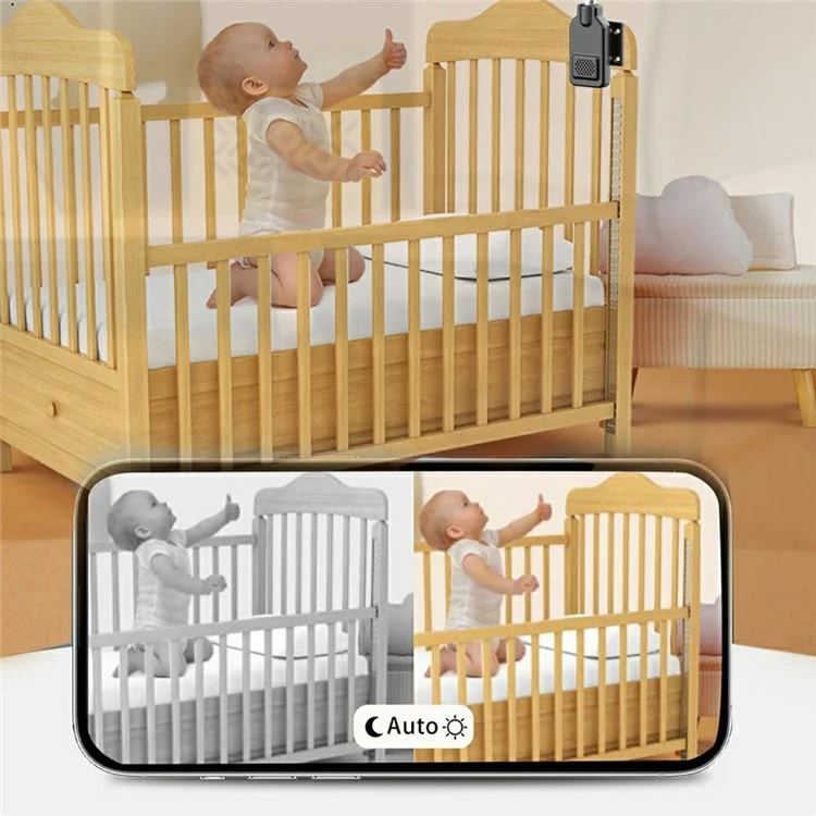 W8 Motion Detection Two Way Audio Monitor Camera 4K Ultra HD Smart Home Security Surveillance System